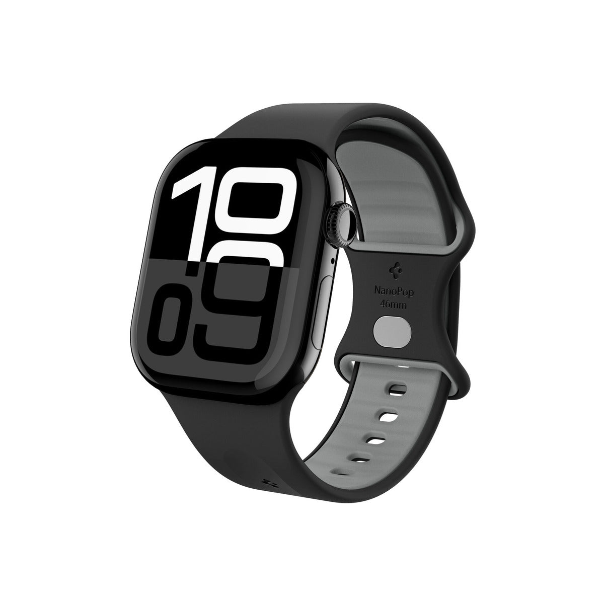 Řemínek pro Apple Watch Apple Watch 49mm/46mm/45mm/44mm Spigen Nano Pop Band - černý - istyle.work