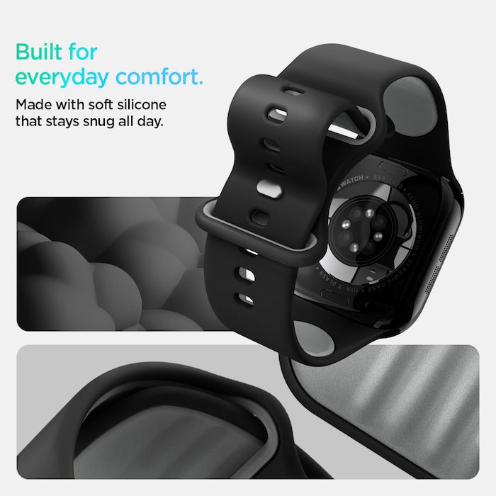 Řemínek pro Apple Watch Apple Watch 42mm/41mm/40mm Spigen Nano Pop Band - černý - istyle.work