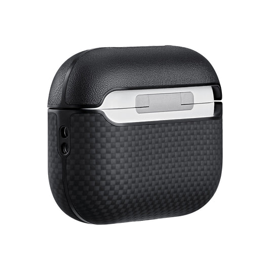 Pouzdro pro AirPods Pro 3 Pitaka Aramid Fiber Magnetic Case - černé