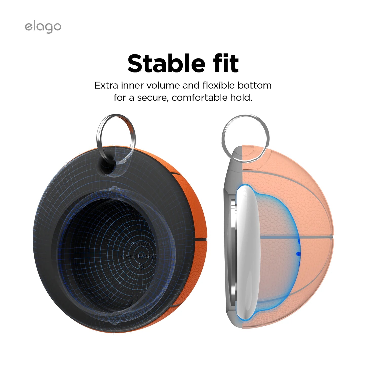 Pouzdro pro AirTag Elago Sport Edition Basketball