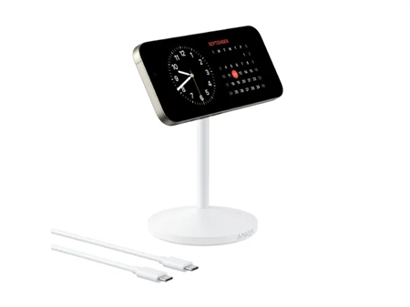 Bezdrátový nabíjecí stojánek Anker MagGo A25X1 15W - bílý