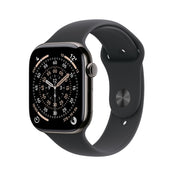 Apple Watch Series 11 GPS + Cellular 42mm břidlicově šedé titanové pouzdro s černým sportovním řemínkem - S/M - istyle.work