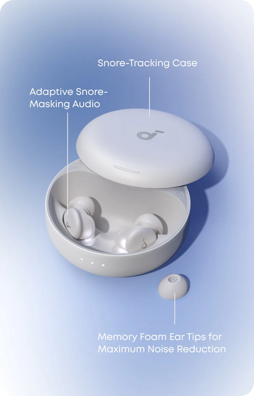 Bluetooth sluchátka Anker soundcore Sleep A30 - bílá - istyle.work