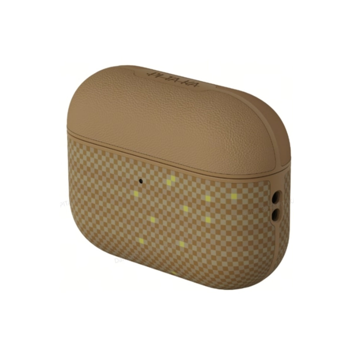 Pouzdro pro AirPods Pro 3 Pitaka Aramid Fiber Magnetic Case - Golden Glint