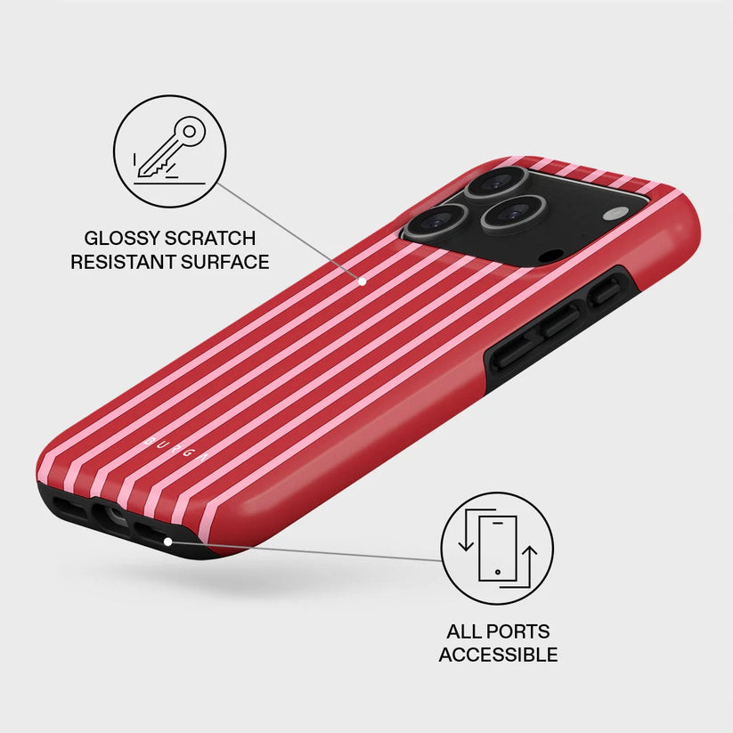 Kryt pro iPhone 17 Pro Burga Strawberry Jam Tough MagSafe Case - jahoda - istyle.work