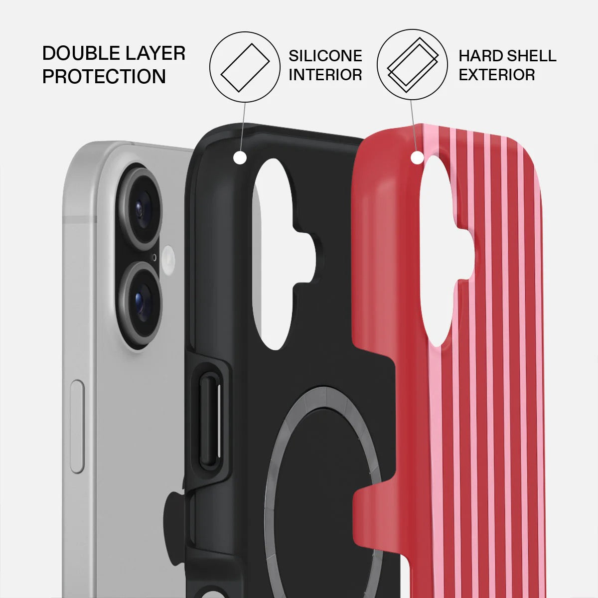 Kryt pro iPhone 17 Burga Strawberry Jam Tough MagSafe Case - jahoda - istyle.work