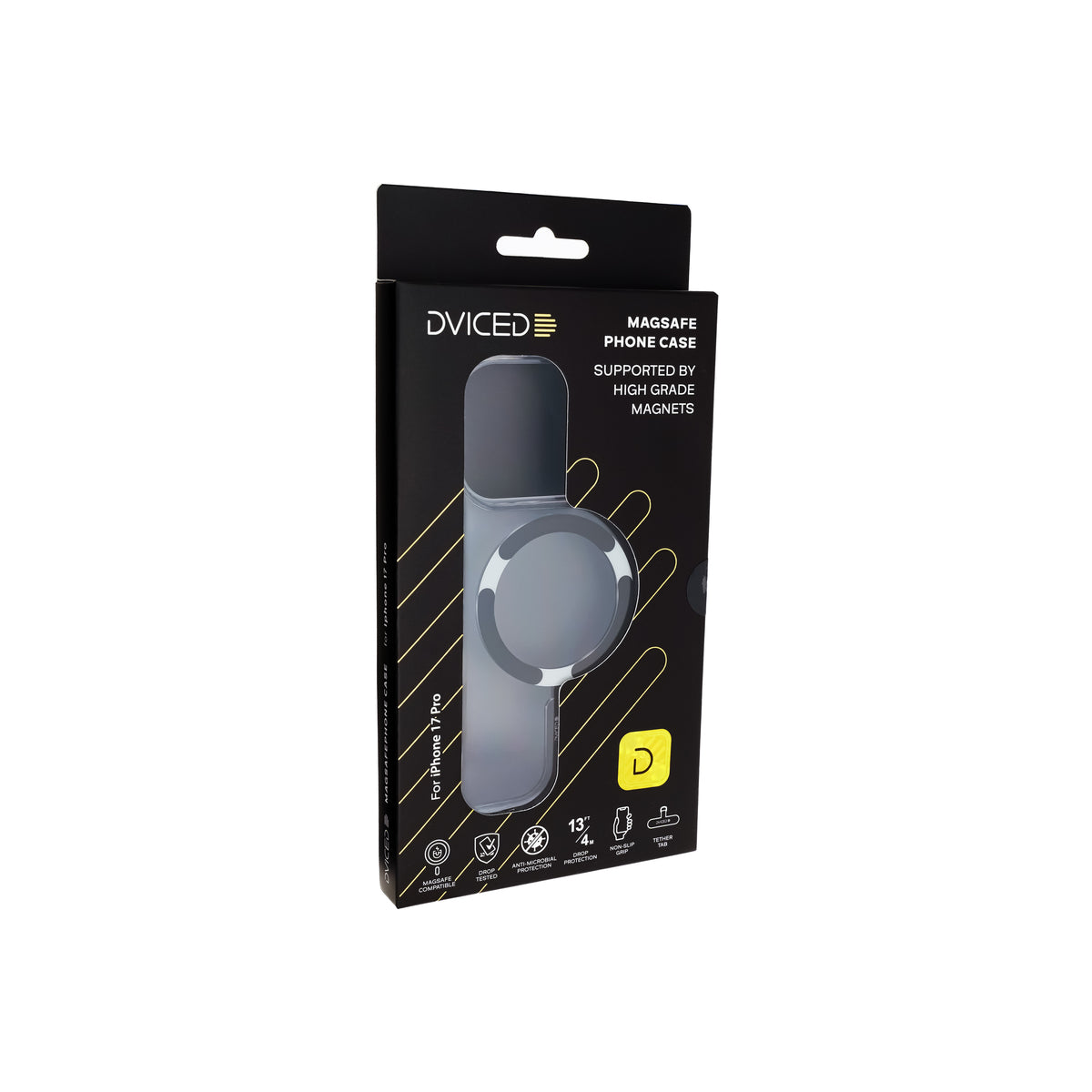 Kryt pro iPhone 17 Pro Dviced MagSafe Clear Case – černý - istyle.work