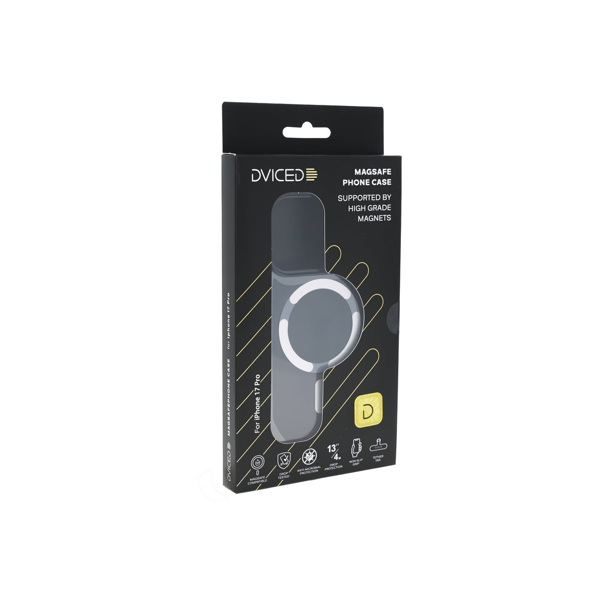 Kryt pro iPhone 17 Pro Dviced MagSafe Smoke Case – stříbrný - istyle.work