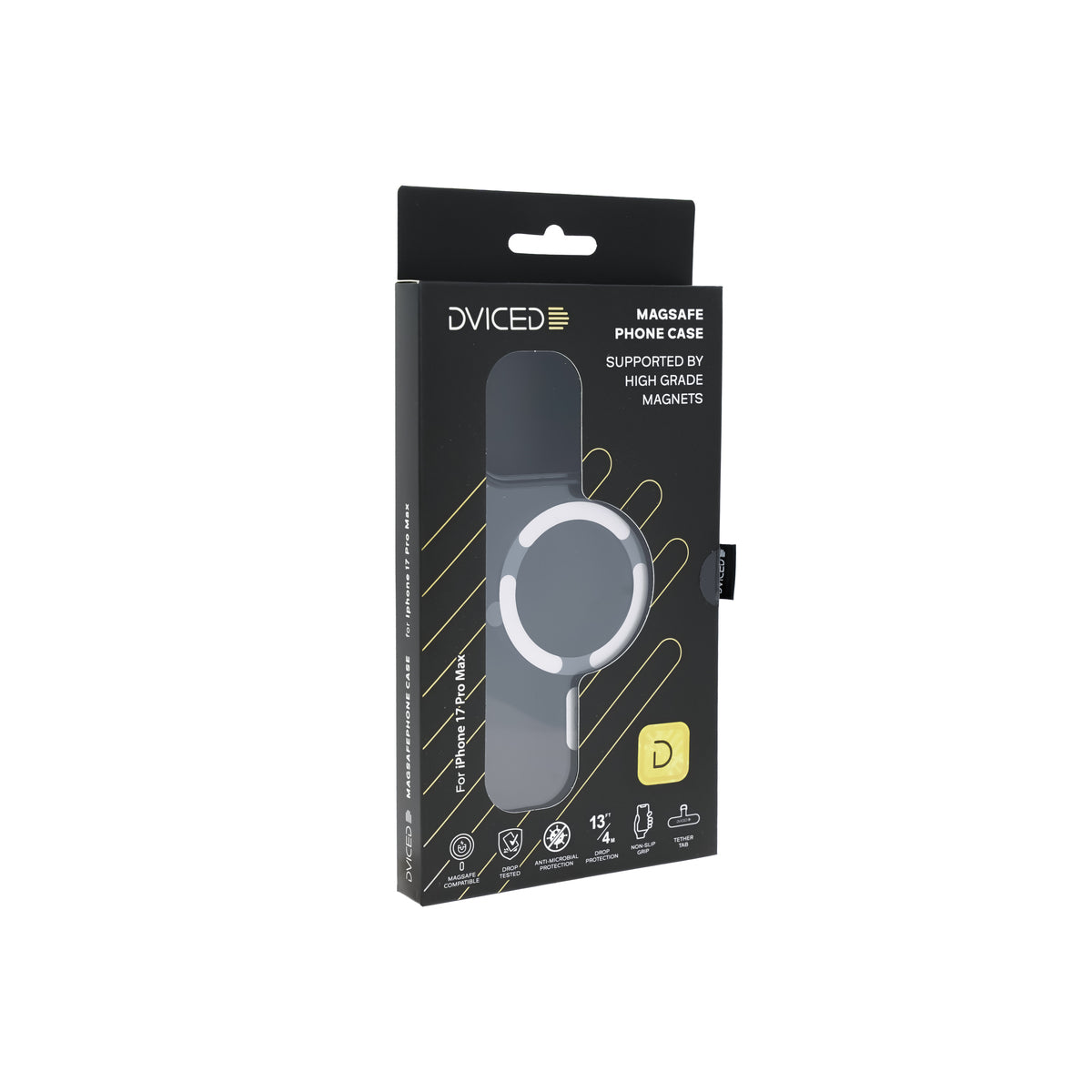 Kryt pro iPhone 17 Pro Max Dviced MagSafe Smoke Case – stříbrný - istyle.work