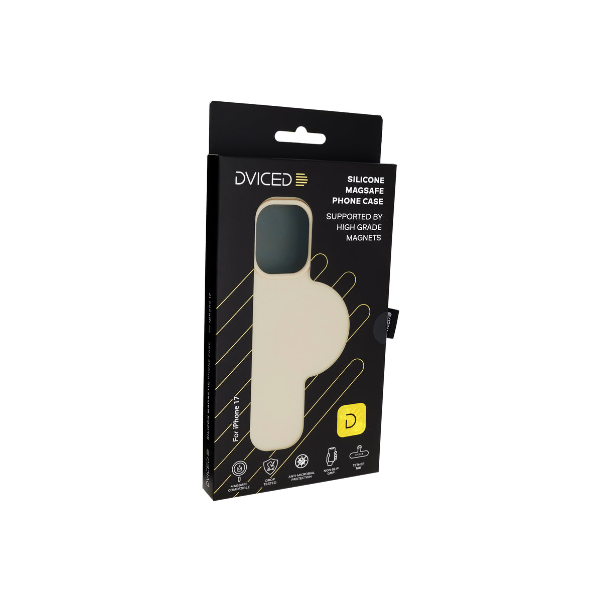 Kryt pro iPhone 17 Dviced Silicone MagSafe Case – béžový - istyle.work