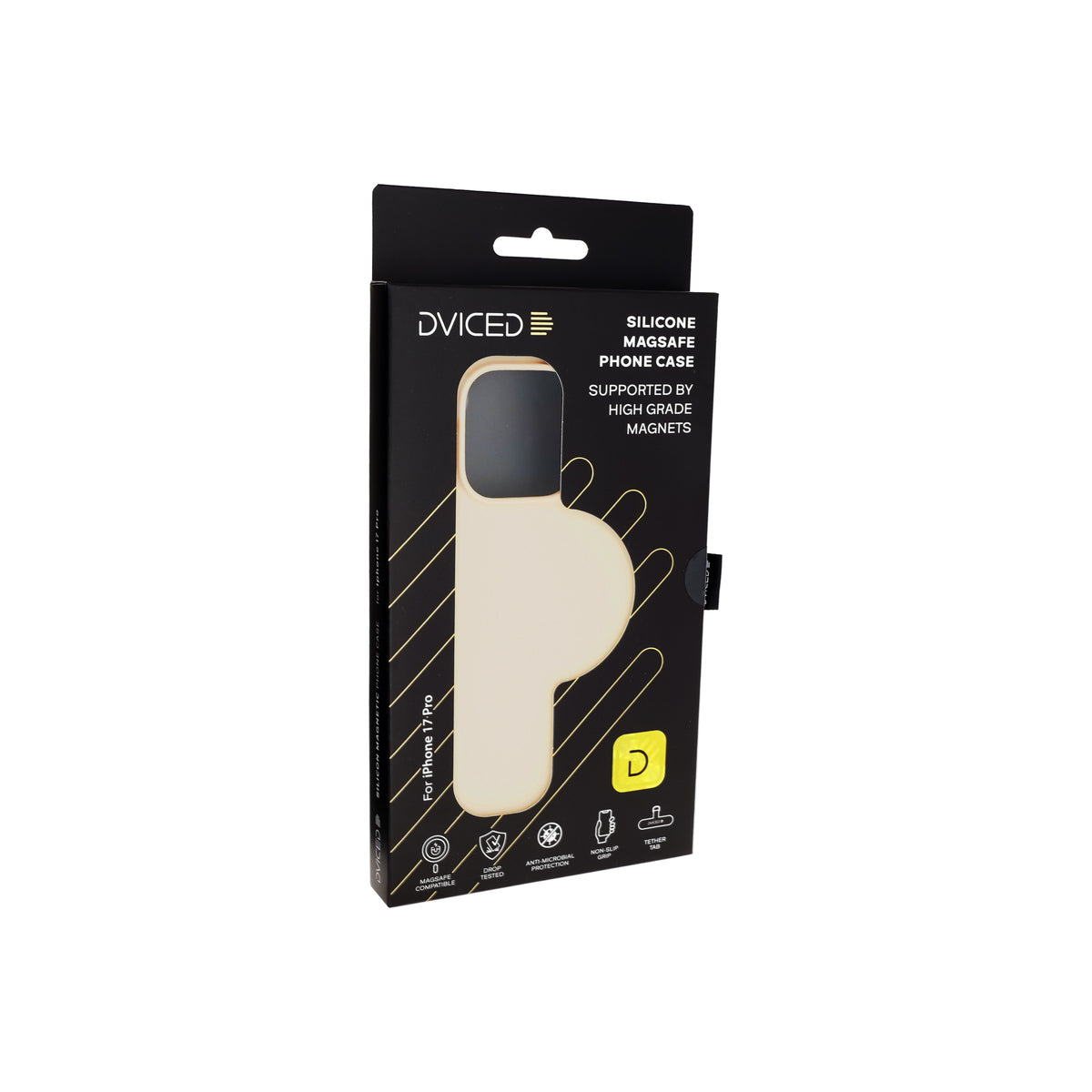 Kryt pro iPhone 17 Pro Dviced Silicone MagSafe Case – béžový - istyle.work