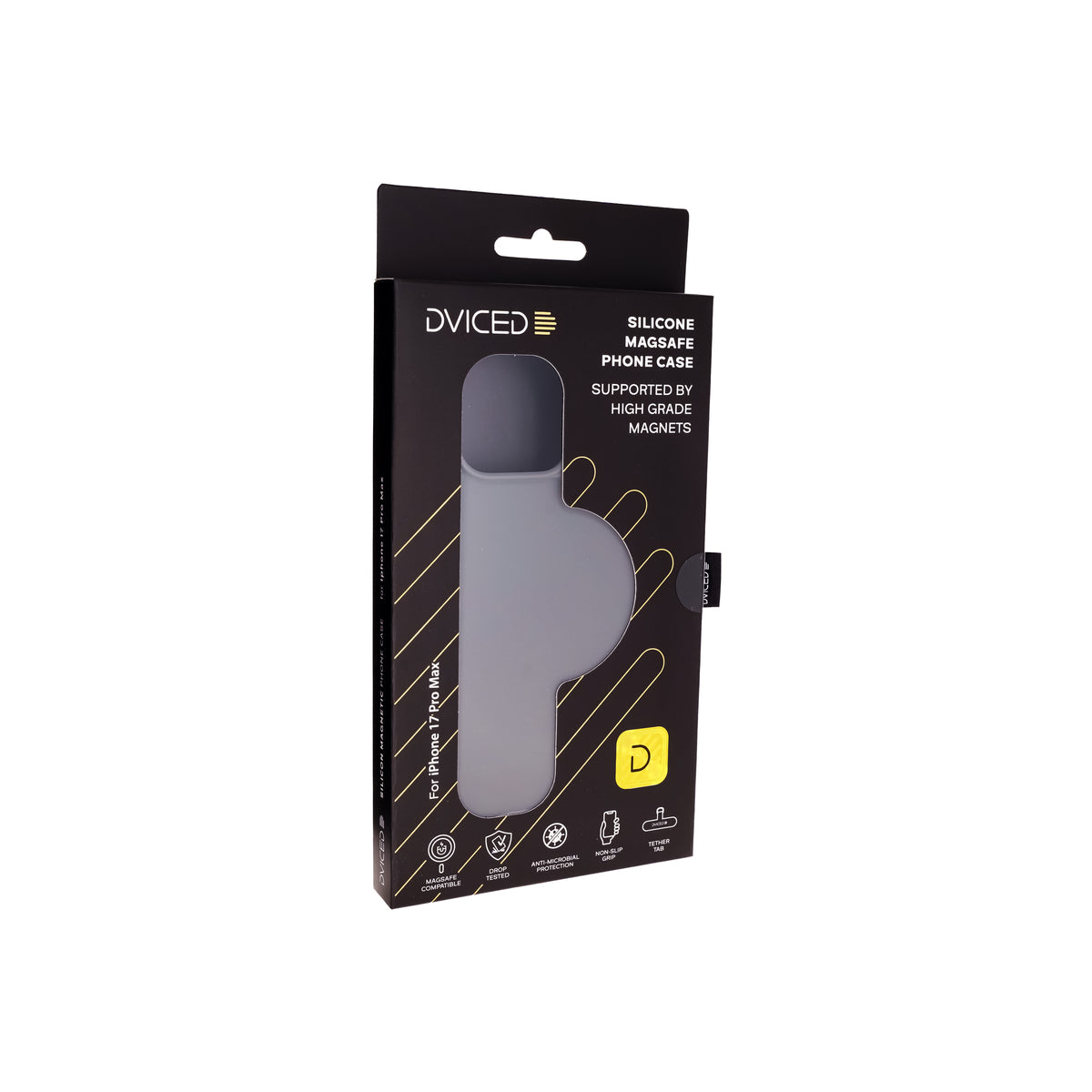 Kryt pro iPhone 17 Pro Max Dviced Silicone MagSafe Case – šedý - istyle.work