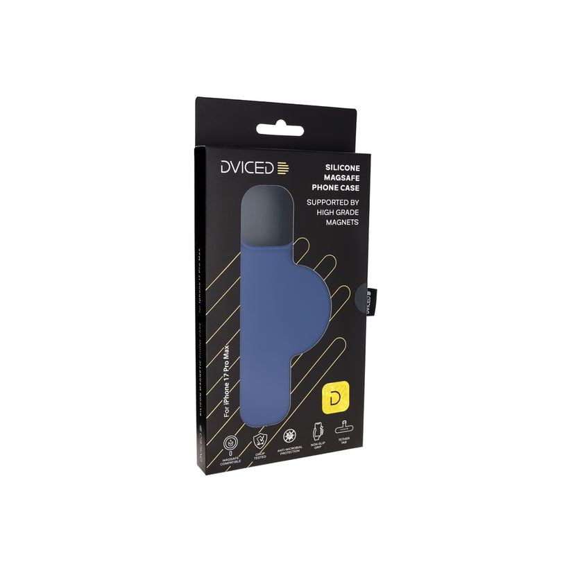 Kryt pro iPhone 17 Pro Max Dviced Silicone MagSafe Case – modrý - istyle.work