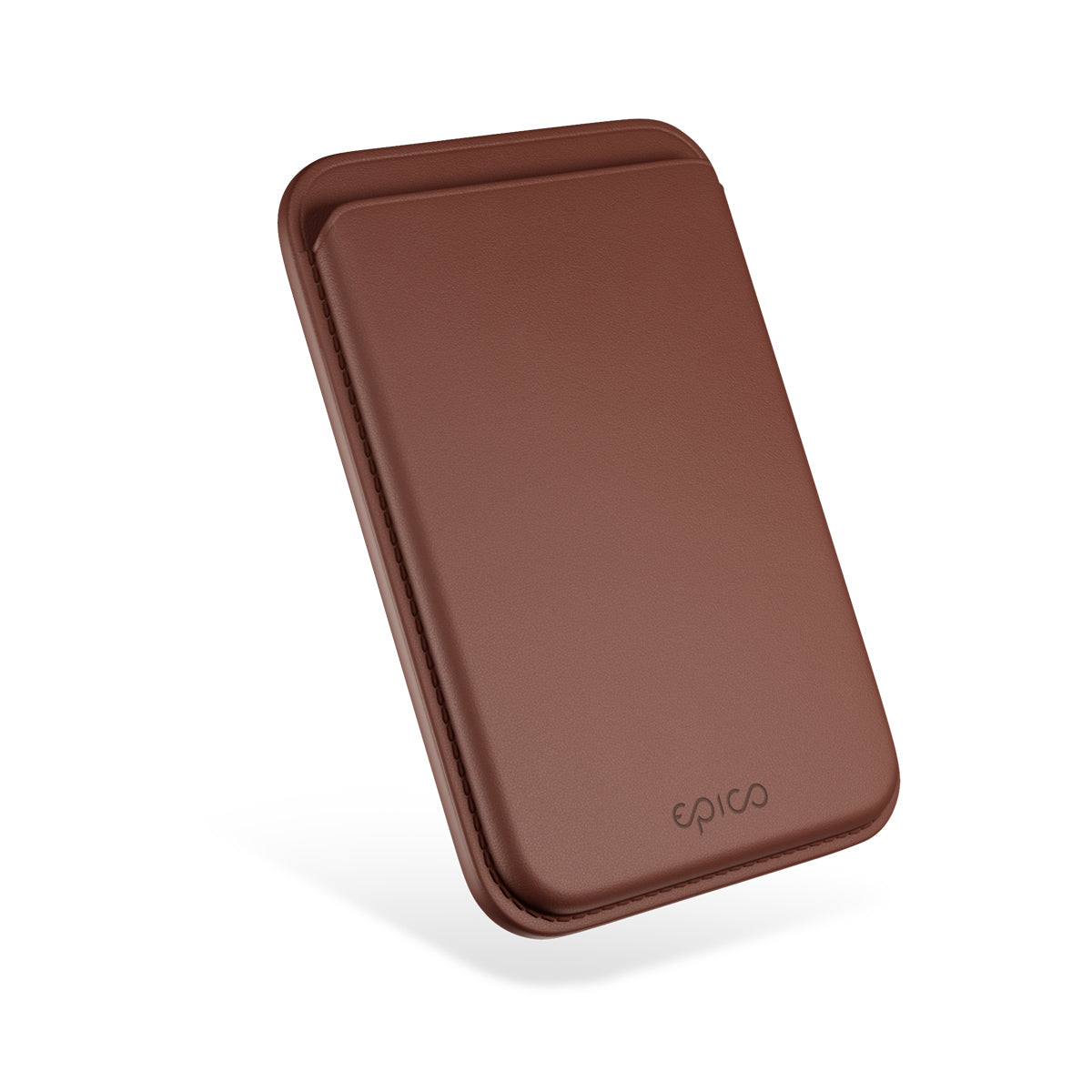 Magnetická peněženka Epico Mag+ Wallet - hnědá - istyle.work