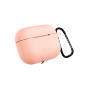 Silikonové pouzdro s karabinou pro AirPods Pro 3 Epico - růžové