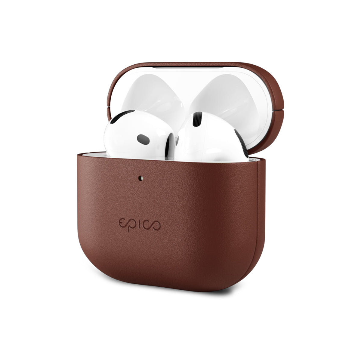 Kožené pouzdro pro AirPods Pro 3 Epico - hnědé