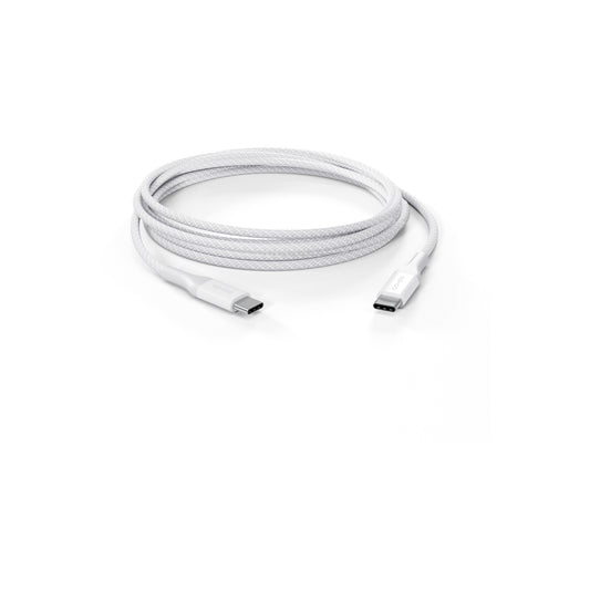 Opletený kabel Epico UltraLink USB-C na USB-C 2m EC33 - bílý
