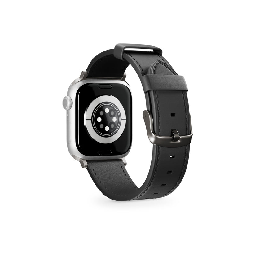 Kožený řemínek pro Apple Watch 42/44/45/49 mm Epico Watch Strap Leather - černý - istyle.work