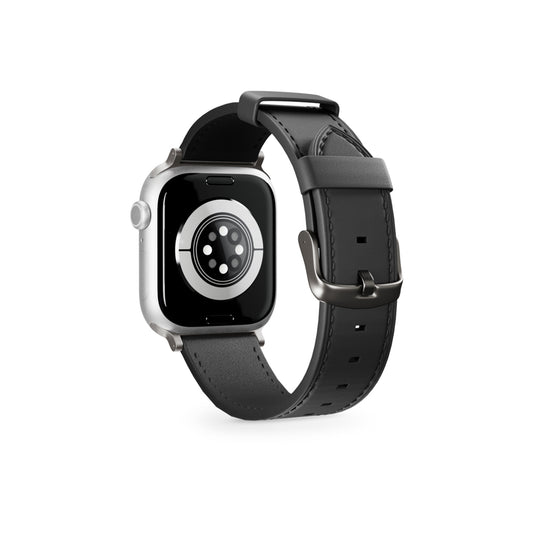 Kožený řemínek pro Apple Watch 42/44/45/49 mm Epico Watch Strap Leather - černý - istyle.work