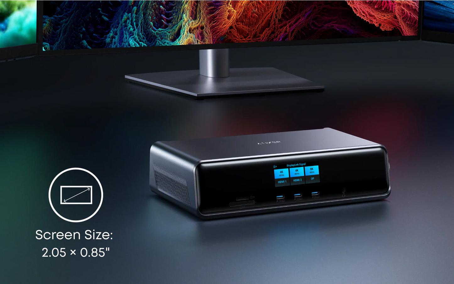 Dokovací stanice 14v1 Anker Nano 140W - šedá