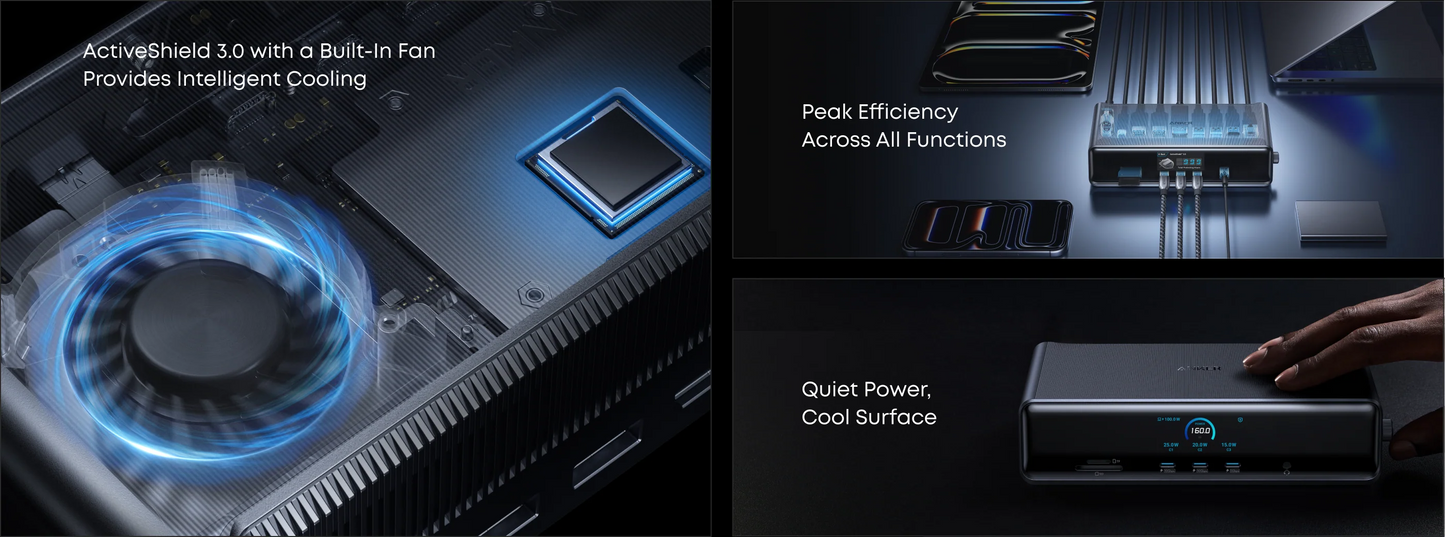 Dokovací stanice 14v1 Anker Nano 140W - šedá