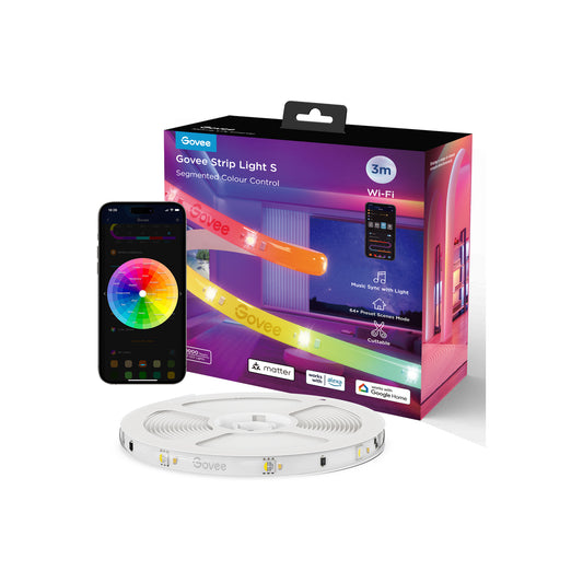 LED pásek 3 m Govee WiFi RGBICW Smart PRO