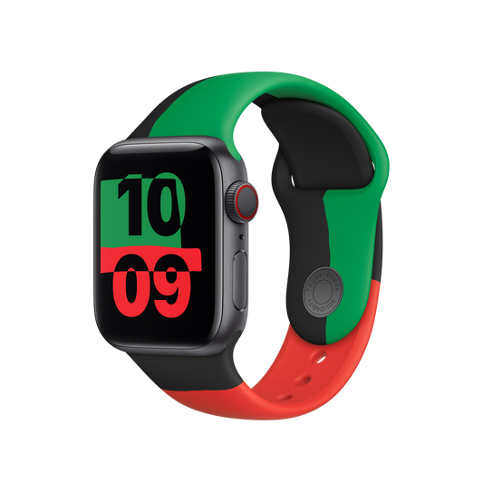 Apple Watch 38/40/41 mm sportovní řemínek Black Unity – S/M - istyle.work