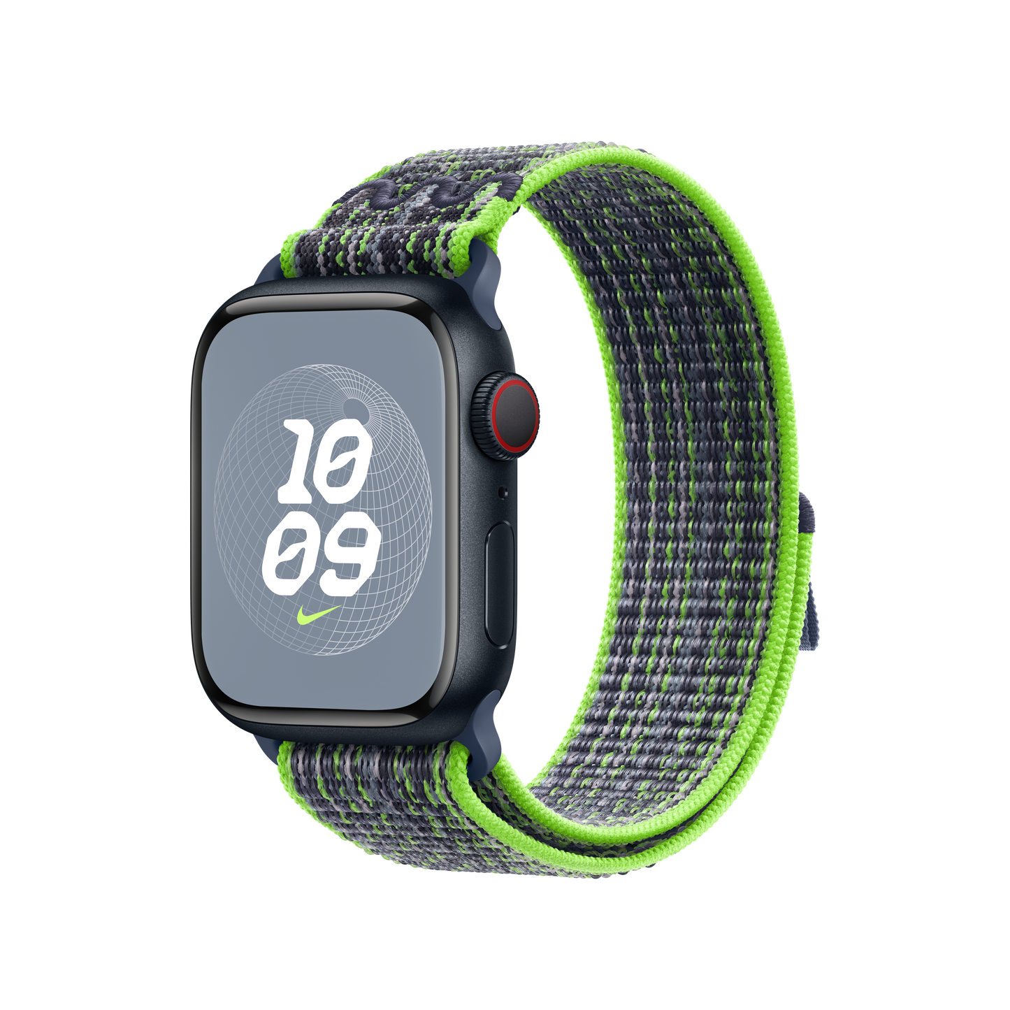 Apple Watch 38/40/41 mm jasně zelený / modrý provlékací sportovní řemínek Nike - istyle.work