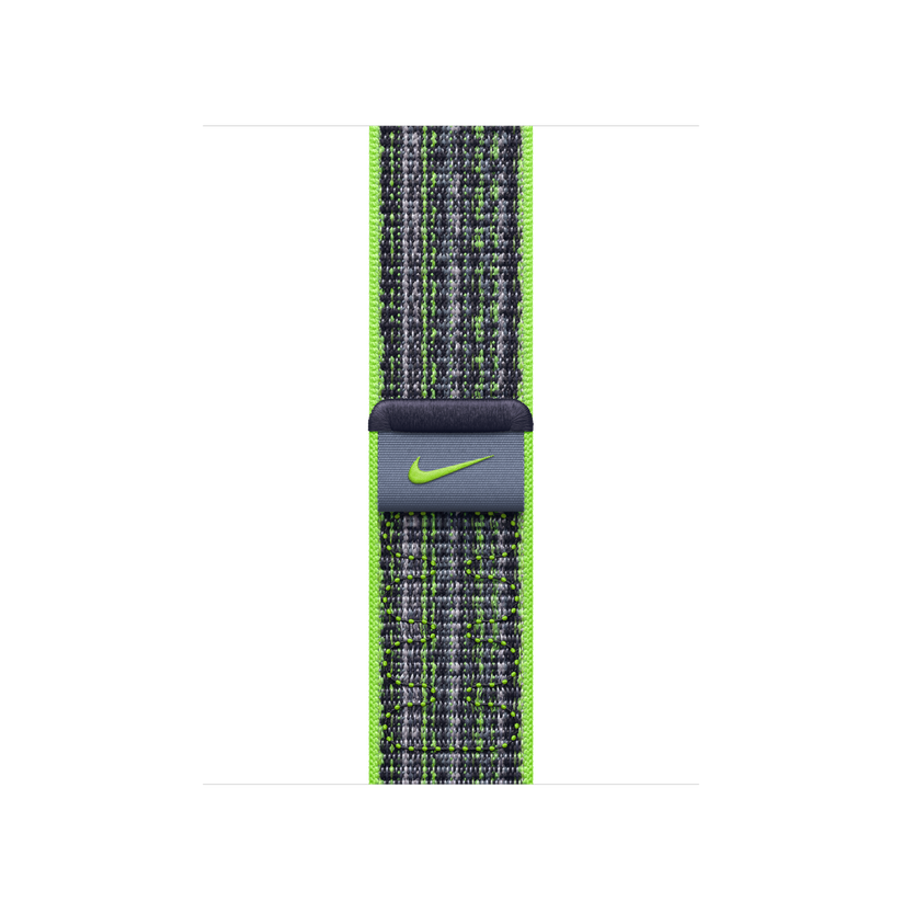 Apple Watch 38/40/41 mm jasně zelený / modrý provlékací sportovní řemínek Nike - istyle.work