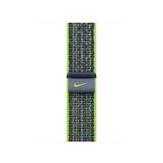 Apple Watch 38/40/41 mm jasně zelený / modrý provlékací sportovní řemínek Nike - istyle.work