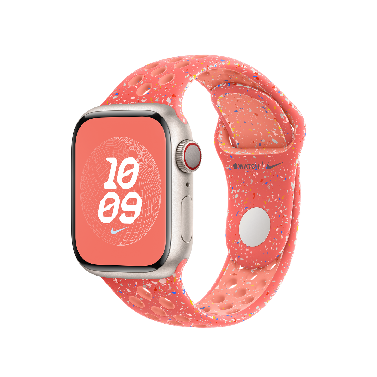 Apple Watch 38/40/41 mm žhavě oranžový sportovní řemínek Nike – S/M - istyle.work
