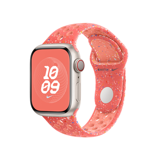 Apple Watch 38/40/41 mm žhavě oranžový sportovní řemínek Nike – S/M - istyle.work