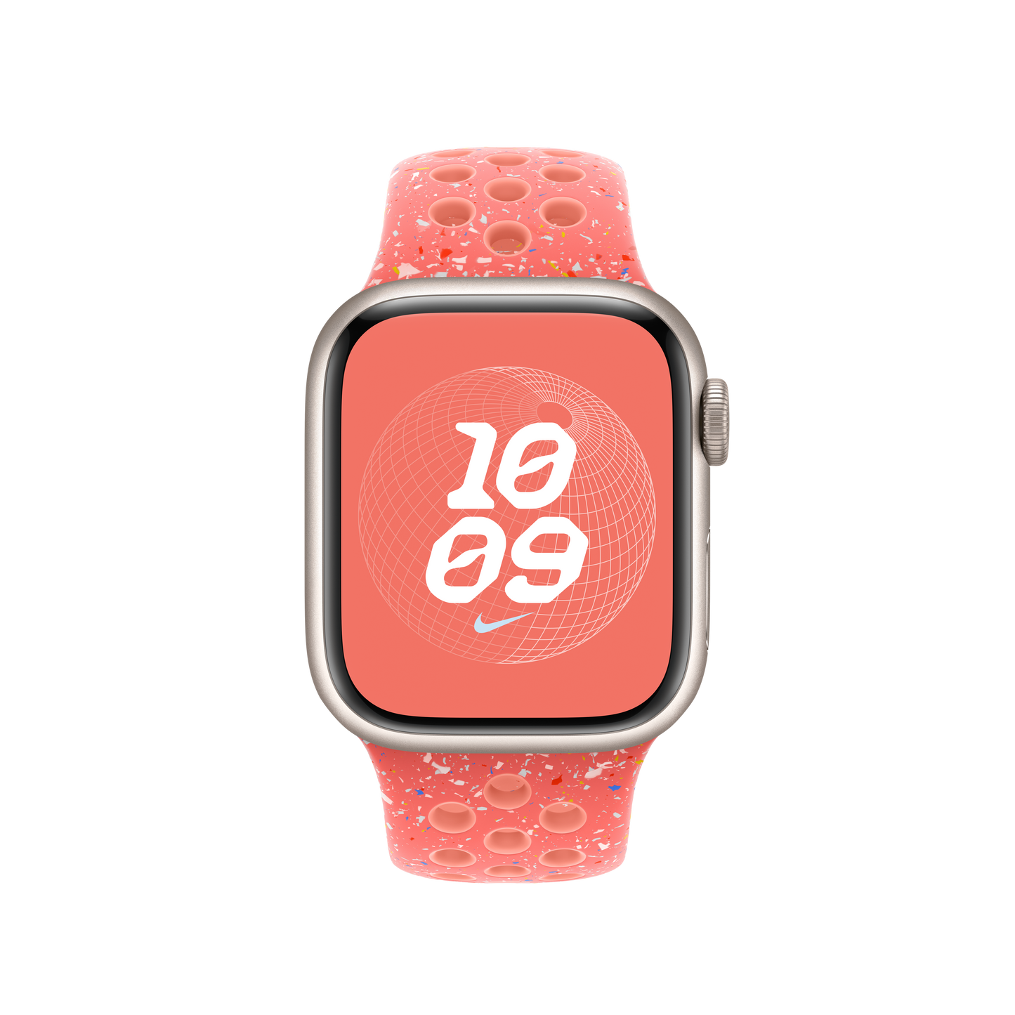 Apple Watch 38/40/41 mm žhavě oranžový sportovní řemínek Nike – S/M - istyle.work