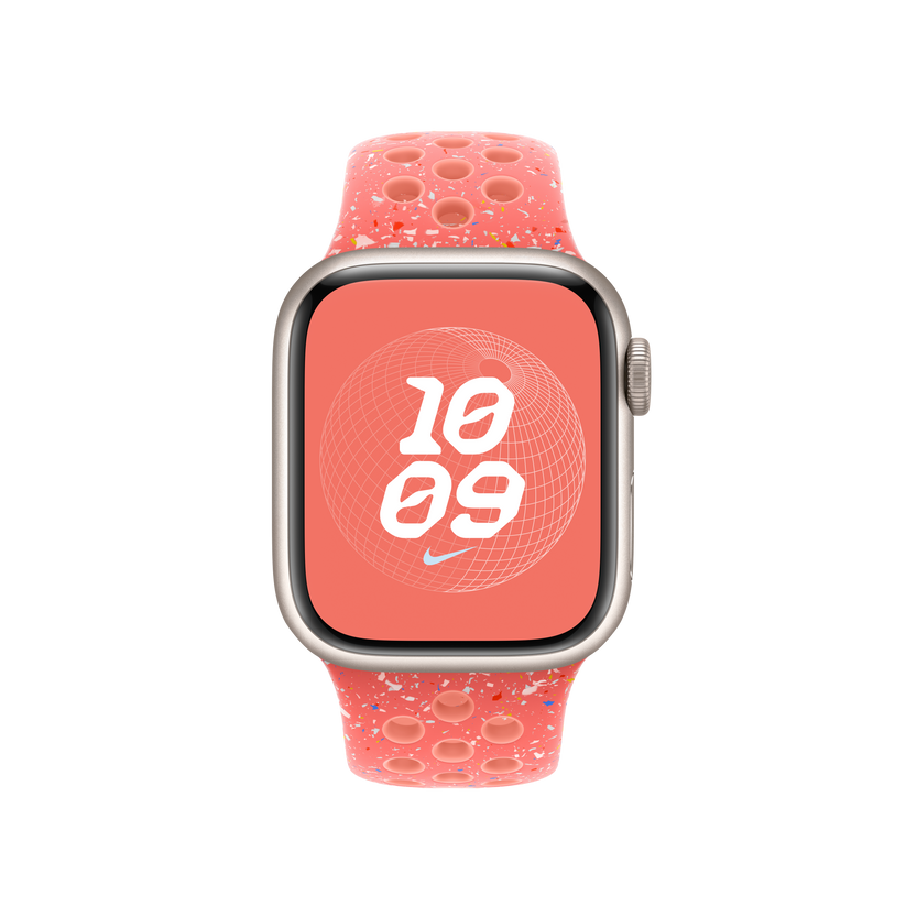Apple Watch 38/40/41 mm žhavě oranžový sportovní řemínek Nike – S/M - istyle.work