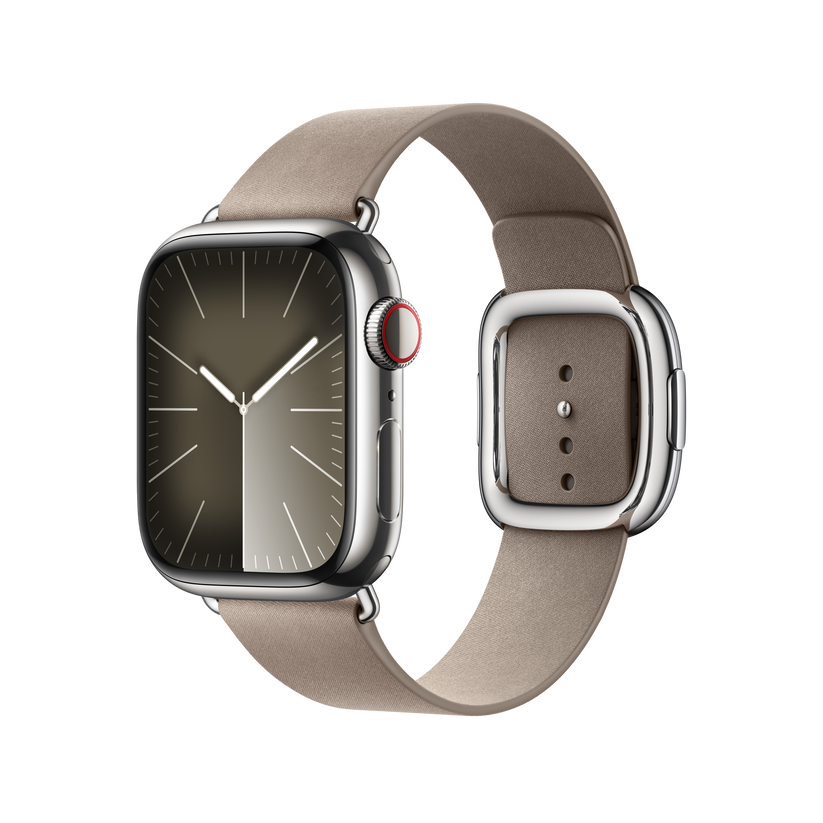 Apple Watch 38/40/41 mm Žlutohnědý řemínek s moderní přezkou – velký - istyle.work