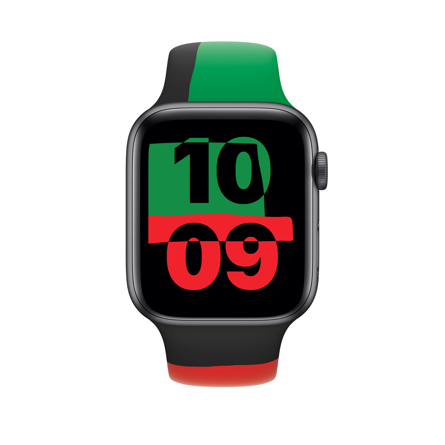 Apple Watch 42/44/45 mm sportovní řemínek Black Unity – S/M - istyle.work