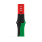 Apple Watch 42/44/45 mm sportovní řemínek Black Unity – S/M - istyle.work