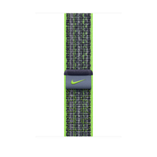 Apple Watch 42/44/45/49 mm jasně zelený / modrý provlékací sportovní řemínek Nike - istyle.work