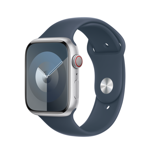 Apple Watch 42/44/45/49 mm bouřkově modrý sportovní řemínek – M/L - istyle.work