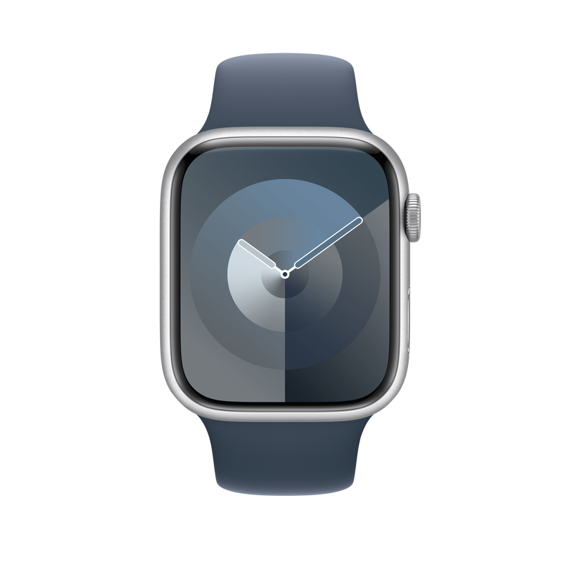 Apple Watch 42/44/45/49 mm bouřkově modrý sportovní řemínek – M/L - istyle.work
