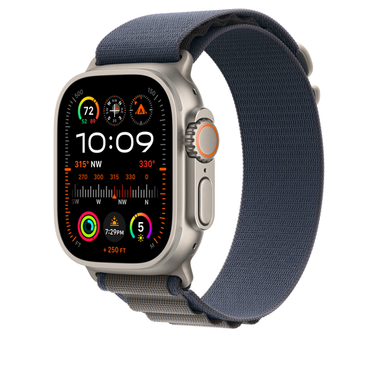 Apple Watch 44/45/49 mm modrý Alpský tah – velký - istyle.work