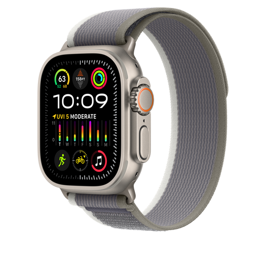 Apple Watch 44/45/49 mm zeleno-šedý Trailový tah – M/L - istyle.work
