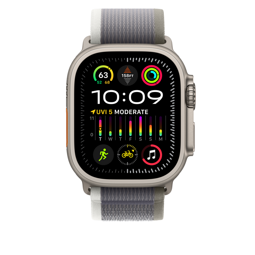 Apple Watch 44/45/49 mm zeleno-šedý Trailový tah – M/L - istyle.work