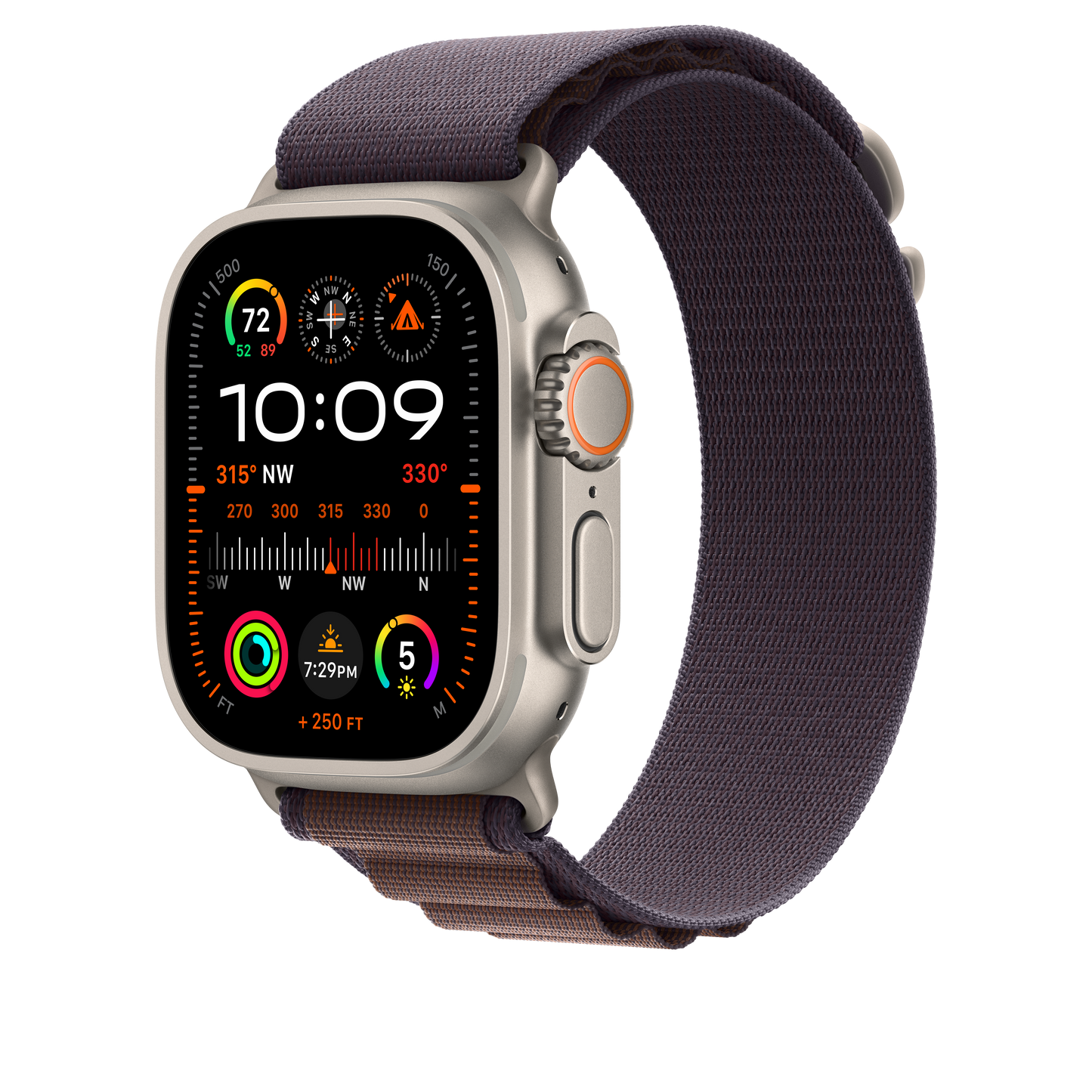 Apple Watch 44/45/49 mm indigový Alpský tah – velký - istyle.work