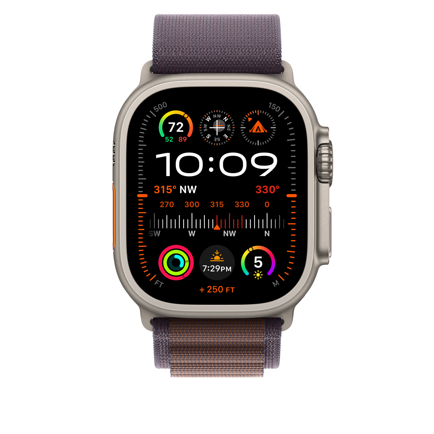 Apple Watch 44/45/49 mm indigový Alpský tah – velký - istyle.work