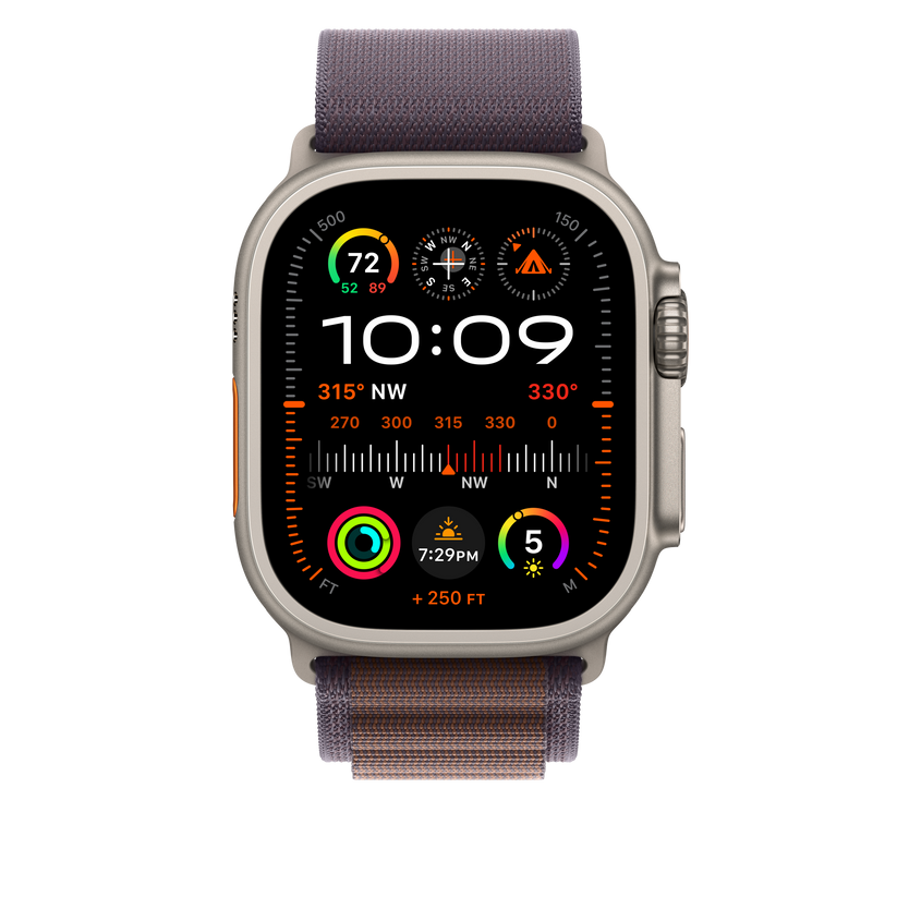 Apple Watch 44/45/49 mm indigový Alpský tah – velký - istyle.work