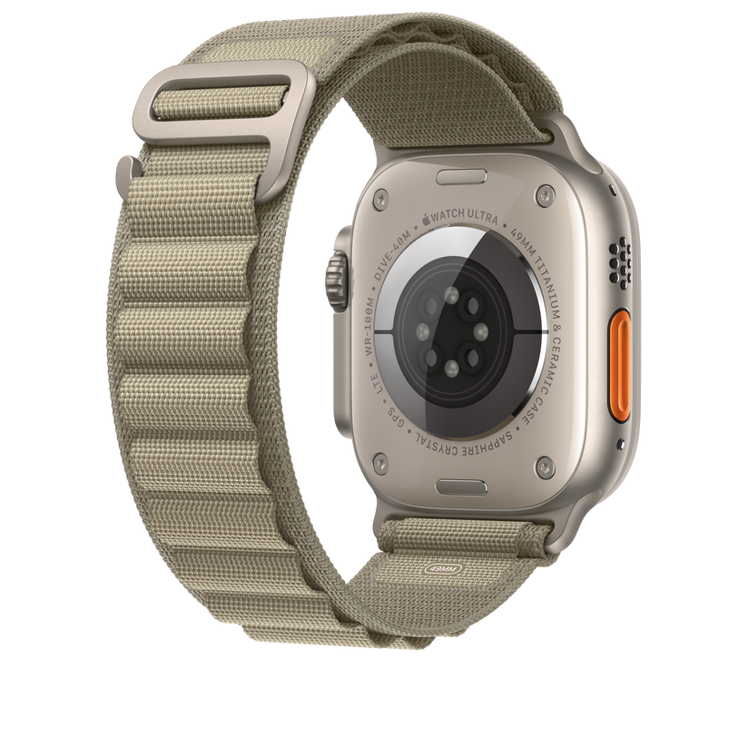 Apple Watch 44/45/49 mm olivový Alpský tah – velký - istyle.work