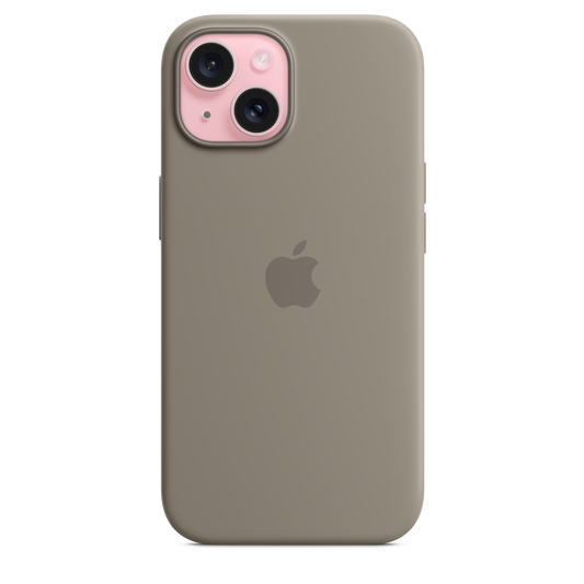 Apple silikonový kryt s MagSafe na iPhone 15 – jílově šedá - istyle.work