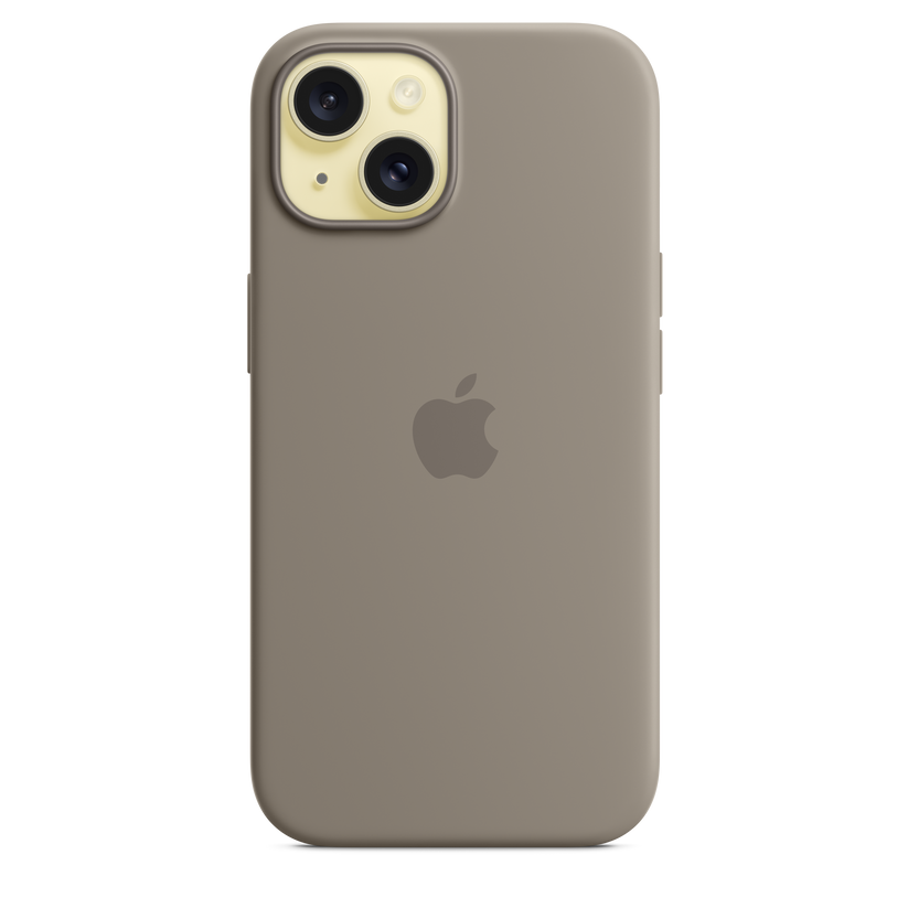 Apple silikonový kryt s MagSafe na iPhone 15 – jílově šedá - istyle.work