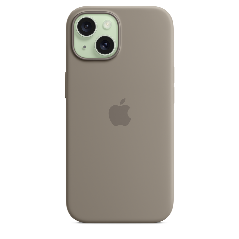 Apple silikonový kryt s MagSafe na iPhone 15 – jílově šedá - istyle.work